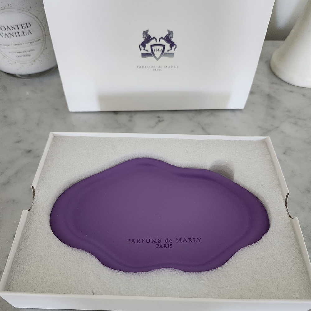 Parfums De Marly Palatine Paris Purple Ceramic Perfume Tray